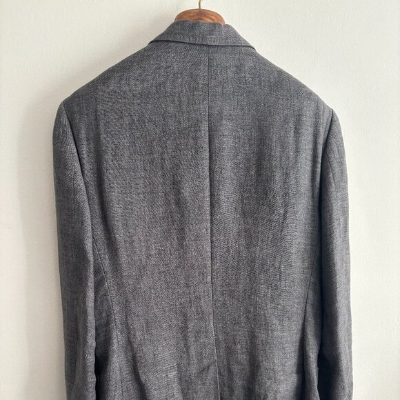 $800 Club Monaco Grey Linen Suit - 40 Pants 33-34 - Picture 10 of 16